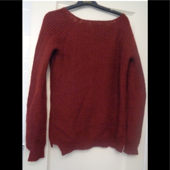 Boxy Burgundy Sweater - BNWOT - Picture 3 of 3